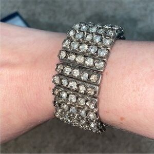 Vintage Rhinestone Stretchy Bracelet